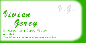vivien gerey business card
